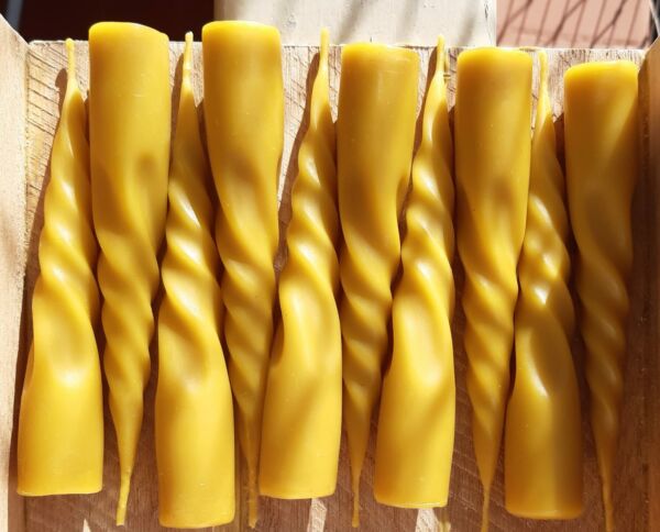 Velas Castiçal Cera de Abelha 10 un