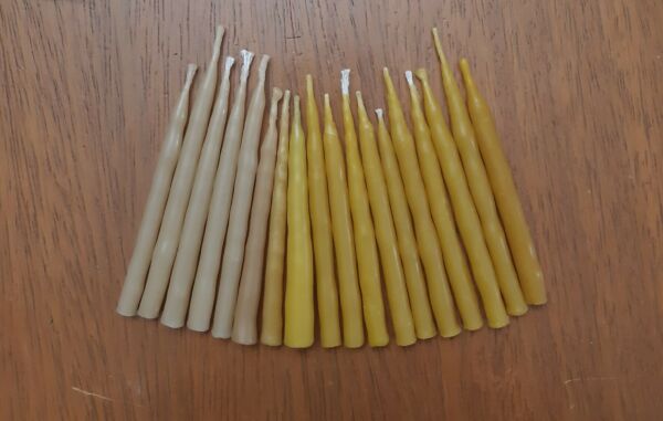 Kit Velas Palito Cera de Abelha 24 un - Image 4