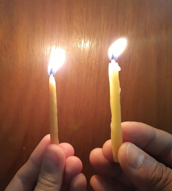 Kit Velas Palito Cera de Abelha 24 un - Image 3
