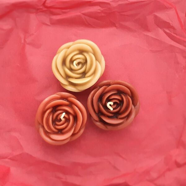 vela botao de rosa