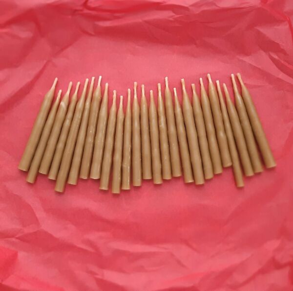 Kit Velas Palito Cera de Abelha 24 un - Image 2